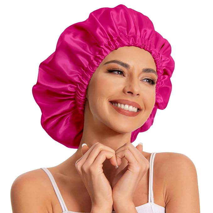 Bonnet de nuit en satin Edoneery pour femmes