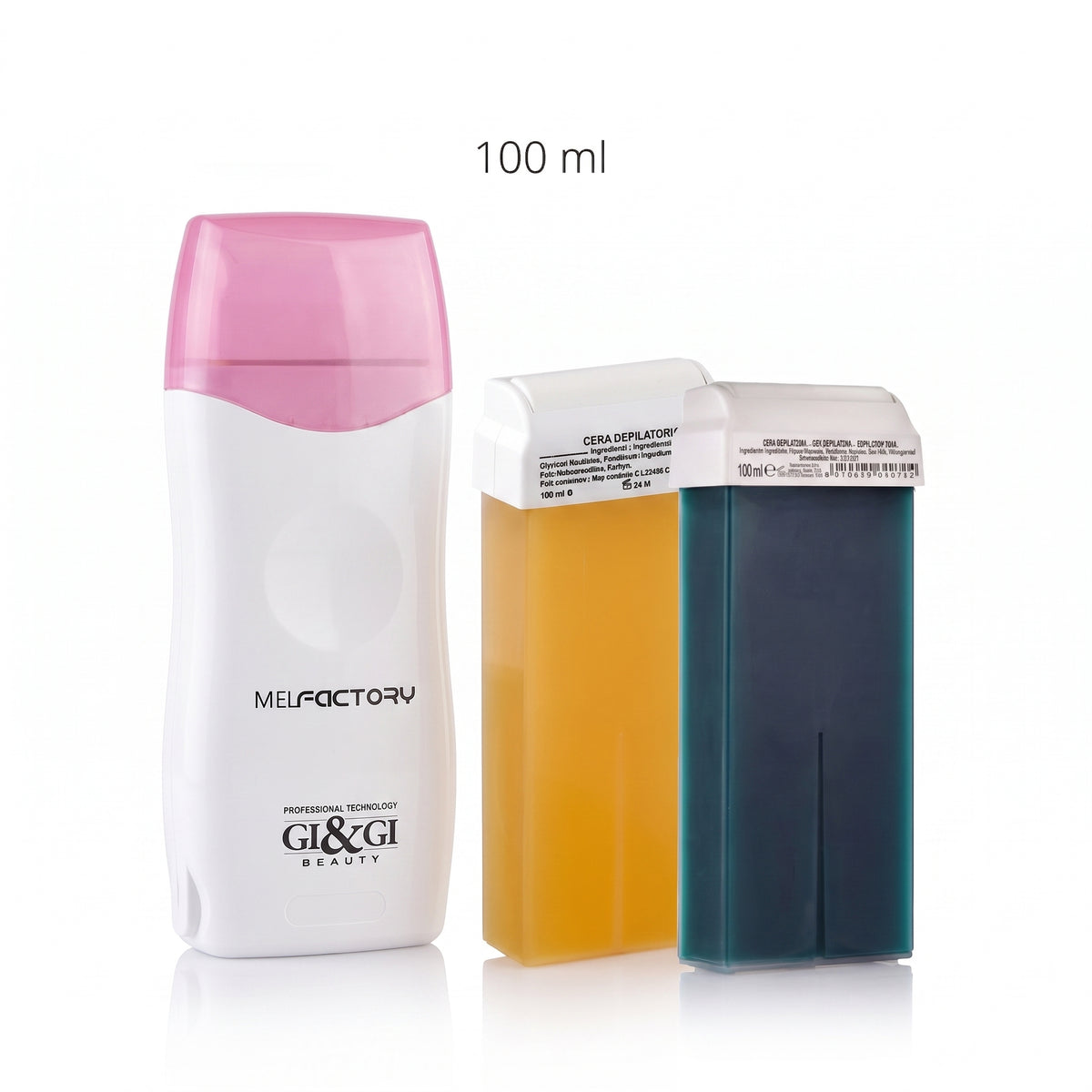 Lot de 2 cartouches de cire roll on + Chauffe-cire électrique Gi&Gi