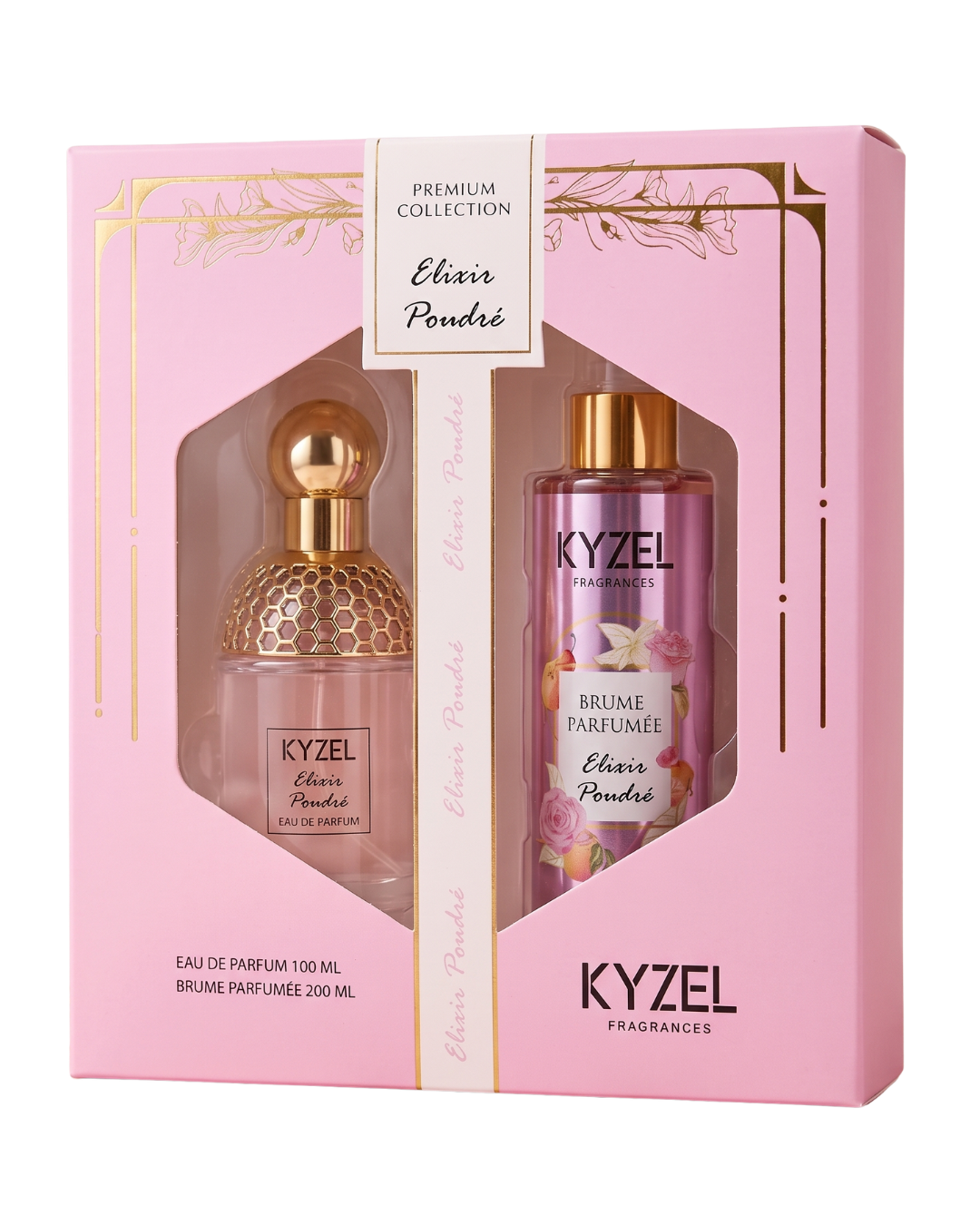 COFFRET CADEAU DE PARFUMS KYZEL ELIXIR POUDRE