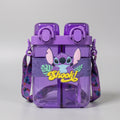 Gourde Enfant Double Compartiment Disney Stitch avec Lanière Ajustable