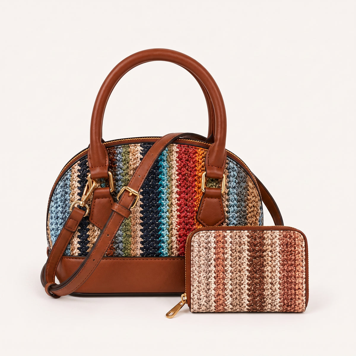 Duo Chic : Sac à bandoulière  & Portefeuille
