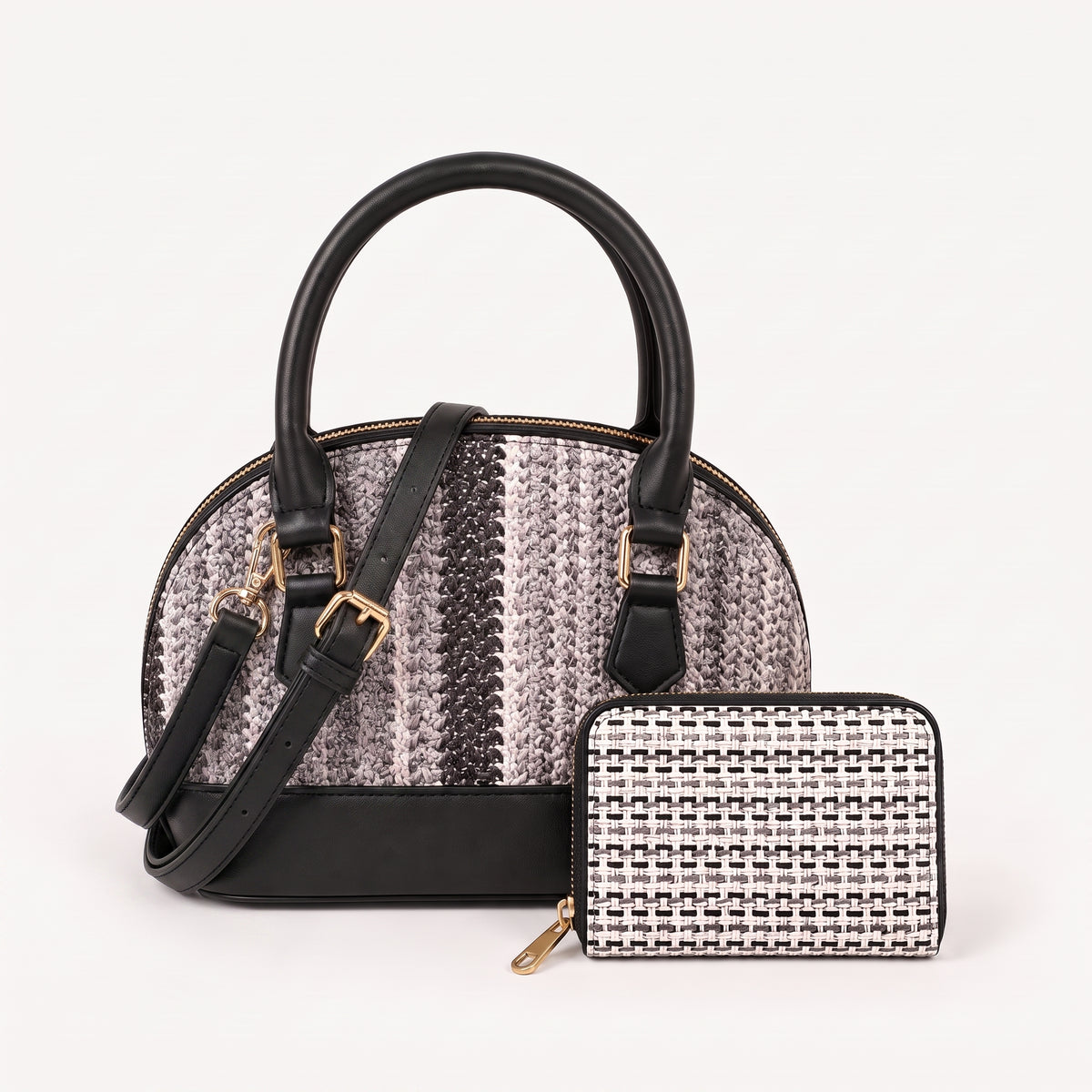 Duo Chic : Sac à bandoulière  & Portefeuille