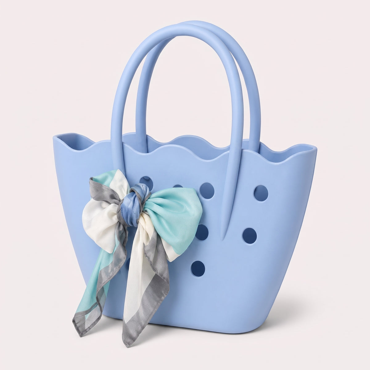 Sac de Plage en Silicone avec Foulard Élégant
