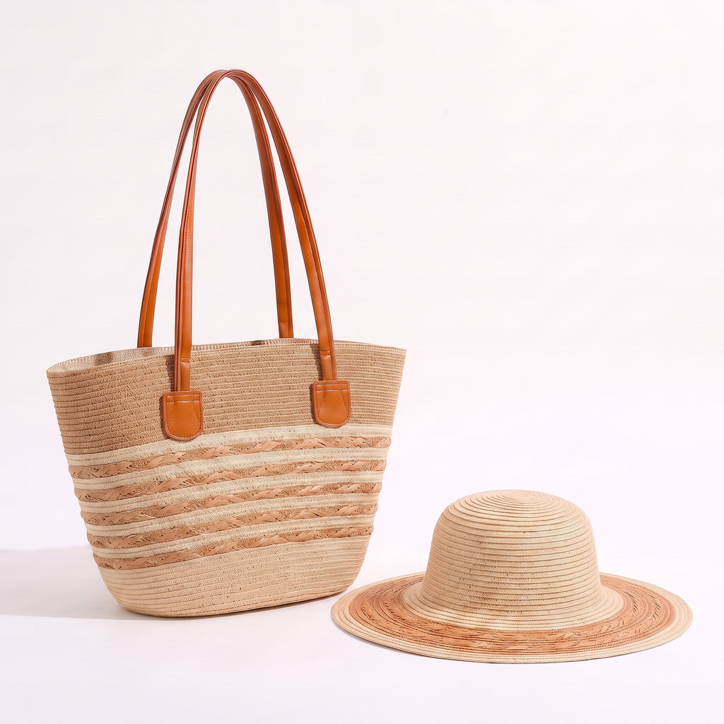 Sac Plage Nature & chapeau